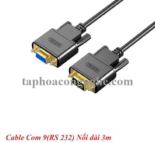 Unitek 27105 Y-C708ABK 3M Cáp Com 9 pin Rs232 nối dài extension 30027105